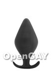 Butt Plug with Handle - Small - Black (Shots Toys)