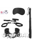 Bed Post Bindings Restraint Kit - Black (Shots Toys - Ouch!)