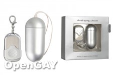 Vibrating Egg Deluxe Silver - Big Size 