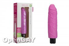 Realistic Skin Vibrator - Normal Size Pink 