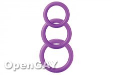 Twiddle Ring - 3 Sizes - Purple 