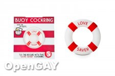 Buoy Cockring - Love Saver - Red 