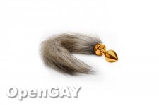 Fox Tail Buttplug - Gold 