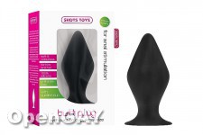 Butt Plug with Suction Cup - Small - Black 