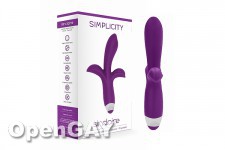 Sinclaire - G-Spot and Clitoral Vibrator - Purple 