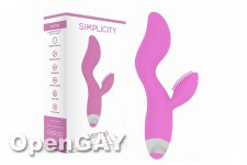 Verne - G-Spot and Clitoral Vibrator - Pink 